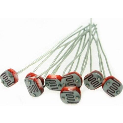 100PCS Photo Light Sensitive Resistor Photoresistor Optoresistor 5mm GL5539 5539
