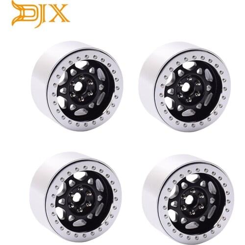 4PCS 2.2inch Beadlock Wheel Hubs for 1/10 RC Rock Crawler Traxxas TRX-4 Axial SCX10 90046 90048 D90 CC01