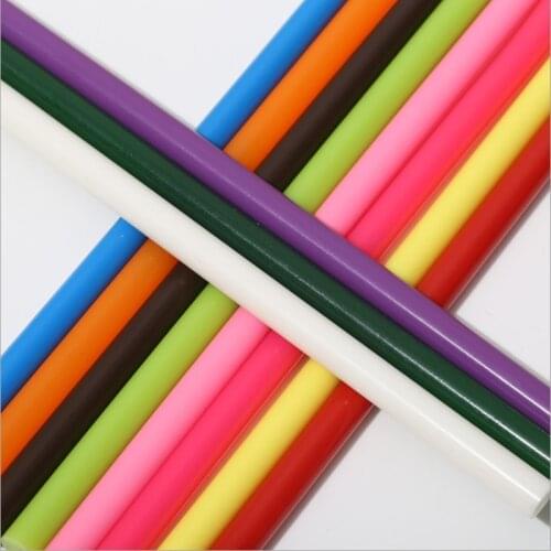 50Pcs 7mmx200mm Color Hot Melt Adhesive Strip Hot Melt Glue Stick For Professional Glue Gun