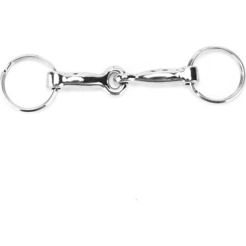 Snaffle Bits Keychain Zinc Alloy Pelham Keychain Single Connector Horse Bit Key Knot