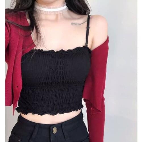 Wear-free bra camisole all-match sexy, thin, gather, wrap the chest, beautiful back, base, and wear underwear with wooden ears