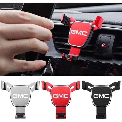 Deformable Gravity Car Mount For Mobile Phone Holder Air Vent Clip Stand For GMC Savana Graphyte Yukon Envoy Granite Hummer Ev