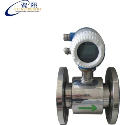 DN50 pulse and 4-20mA output PTFE lining SS316L electrode remote type IP68 Electromagnetic water flow meter