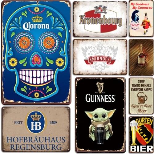 Ireland Belgium Beer Poster Metal Tin Sign Vintage Irish Pub Bar Wall Decoration Metal Plaque Retro Kitchen Plate Painting Decor