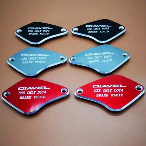 Brake Clutch Fluid Reservoir Cover For DUCATI DIAVEL 11-15 XDiavel S Diavel 1260 CARBON STRADA AMG CNC Oil Cap Motorcycle