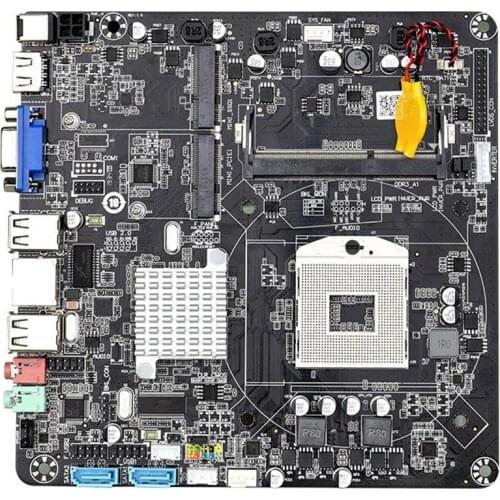 HM55B motherboard PGA988 Desktop PC Mainboard DDR3 SATA II Mini ITX Motherboard for Mini Host/HTPC/ Advertising Machine/Radio