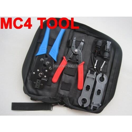 MC4 Solar Panel multitool Crimping Tools 2.5-6mm2 tool set solar PV Crimp Cutting tools kits DIY wire AWG 14 12 10