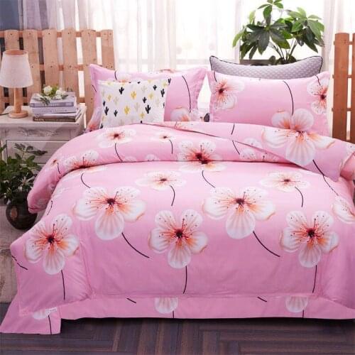 Fashion Simple Style home bedding sets bed linen duvet cover flat sheet Bedding Set Summer Full King Single Queen,bed set 2020
