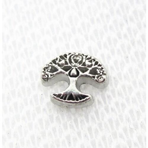 New Arrive 20pcs/lot Family Tree Floating Charms Living Glass Memory Lockets DIY Jewelry pendants Charms