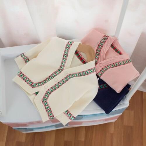 2021autumn Winter Baby Girls Sweater