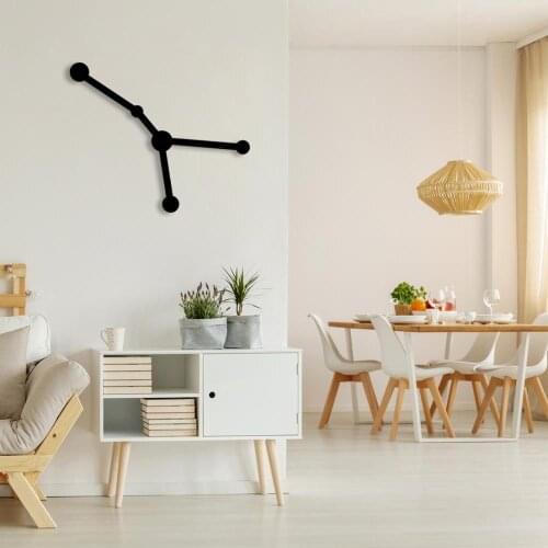 Cancer Zodiac Map Metal Black Wall Art Decorative Constellations large wall decor for Bedroom Living Room Office Home Decor