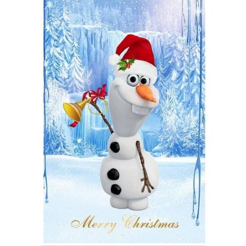 Merry christmas cartoon olaf DIY Diamond painting Diamond Embroidery cross Stitch Rhinestone Mosaic Painting