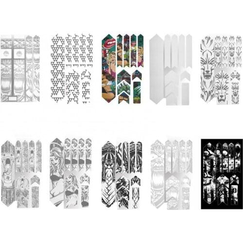 50%HOT 10Pcs/Set 3D MTB Bike Scratch-Resistant Protect Removable Beauty/Gorilla Sticker