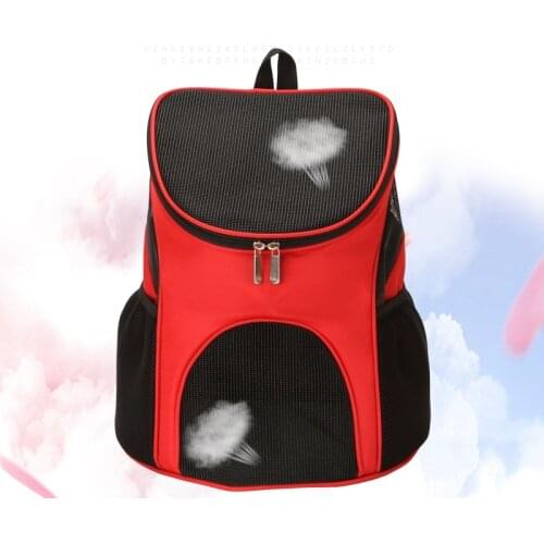 Pet Carrier Portable Dog Cat Backpack Puppy Outdoor Travel Bag Small Chihuahua Zipper Mesh Breathable Pack 1PC
