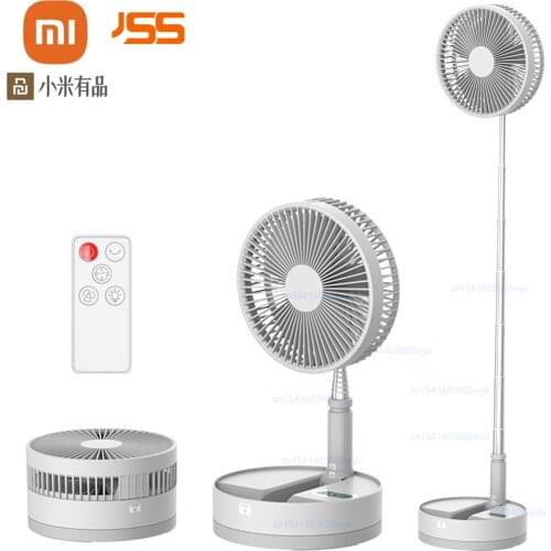 Xiaomi Youpin Adyss P10 Portable Retractable USB Charging Fan with Ring Light Timing Control Touch Control Panel - White