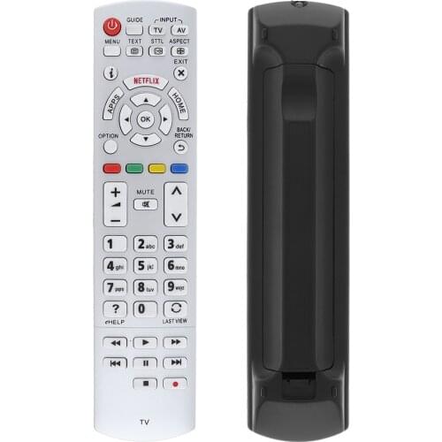 3D TV Remote Control Replacement with Long Transmission Distance Fit for Panasonic N2QAYB001010/N2QAYB000842/N2QAYB000840