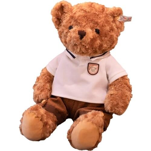 1pc 35/55cm Cute Teddy Bear Plush Toys Stuffed Soft Animal Bear Pillow for Children Girls Valentines Gift