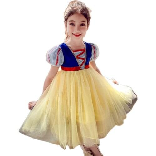 2021 Snow White Dress for Girls Prom Princess Dress Kids Gifts Party Clothes Fancy Teenage Clothing Girl Cosplay Costume
