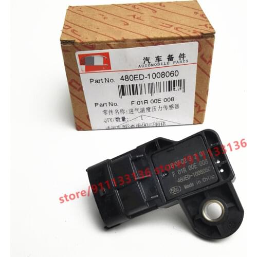 Engine Intake Air Pressure Sensor For Chery A3 Skin Tiggo 3 Tiggo 5 Arrizo 3 5 7 Tiggo 4 5x E4G16/481/E4T15/E4G15B/477 Engine