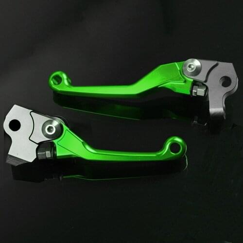 Dirt Bike Pivot Brake Clutch Levers hand grip Handbrake For KAWASAKI KX125 2006 2007 2008