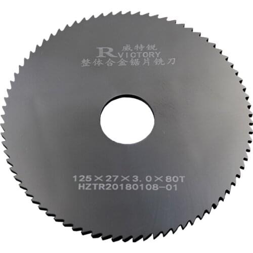 1PC Saw Blade Diameter 125mm High Quality Circular Saw Blade Cutting Blade Solid Carbide Milling Cutter Sawing Groove Wood Meta
