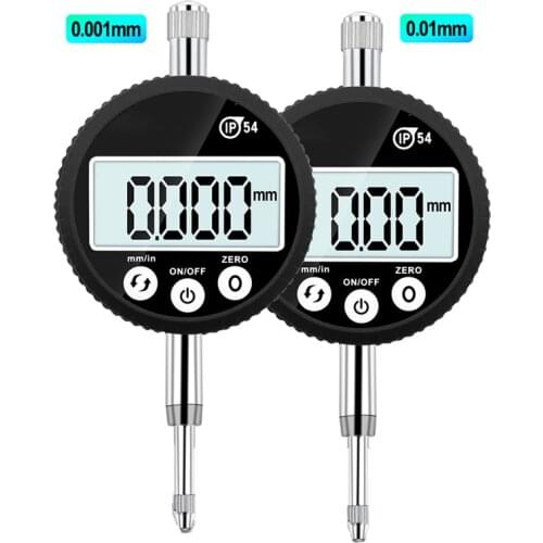 IP54 Oil-proof digital indicator 0-12.7mm 0.001mm/0.01mm Electronic Micrometer Micrometro Metric/Inch Dial Indicator Gauge