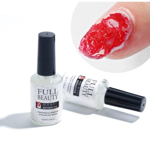 15ML Fast Remove Gel Nail Polish Magic Gel Soak Off Remover 5 Minute no Harm Nail Cleaner Degreaser Manicure Care Tools NF1038