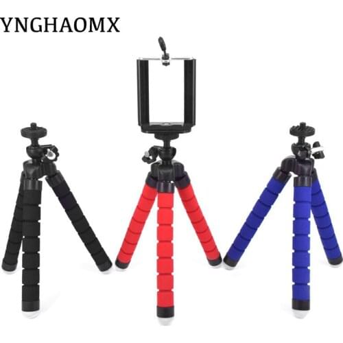 50pcs/lot Flexible Octopus Bracket for iPhone Clip Holder Stand Portable Phone Live Photo Tripod for Phone Camera Holder