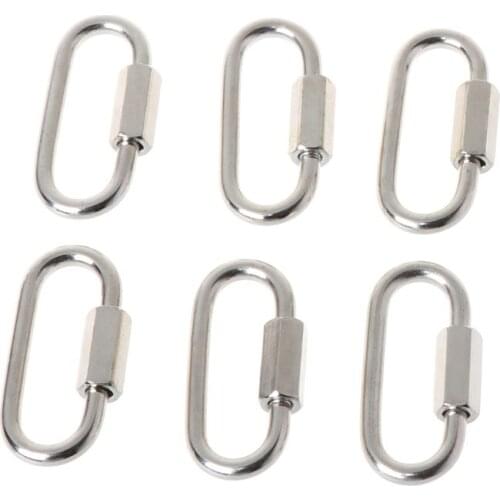 6Pcs Parrot Toy Making Parts Hooks Pet Bird Hanging Cage Accessories Supply