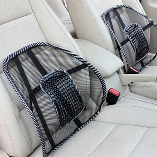 Chair Back Support Massage Cushion Mesh Relief Lumbar Brace Car Truck Office Home Cushion Seat Chair Lumbar Back Support Chair