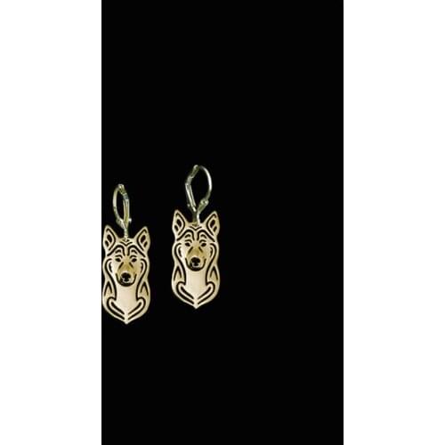 Hollow Pet Canaan dog Earrings Pet Dog Earrings