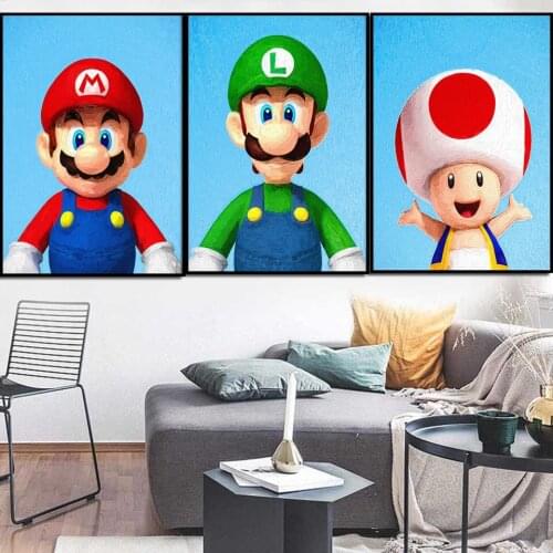 Poster Classic Cartoon Game Animation HD High Quality Kindergarten Childrens Room Home Decoration Wall Art Canvas Painting