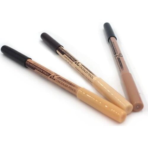 Professional 2 in 1 Double-end Make Up Waterproof Eyebrow Pen + Foundation Base Contour Makeup Face Concealer Pencil d1