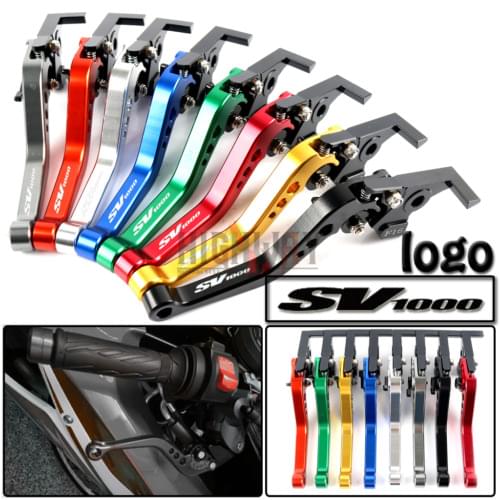 Brake Handle Bar Lever CNC Aluminum Short Adjustable Brake Clutch levers For Suzuki SV1000 SV 1000 S SV1000S 2003-2007