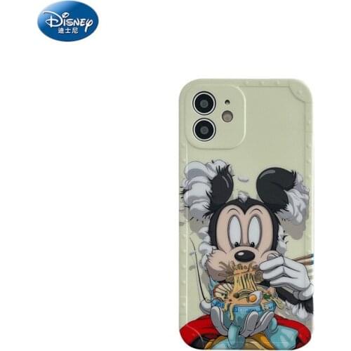 DISNEY 2021 Mickey Silicone Case for IPhone 11 Pro Xs Max FOR Official Liquid Silicon 360 Full Cover zz0531