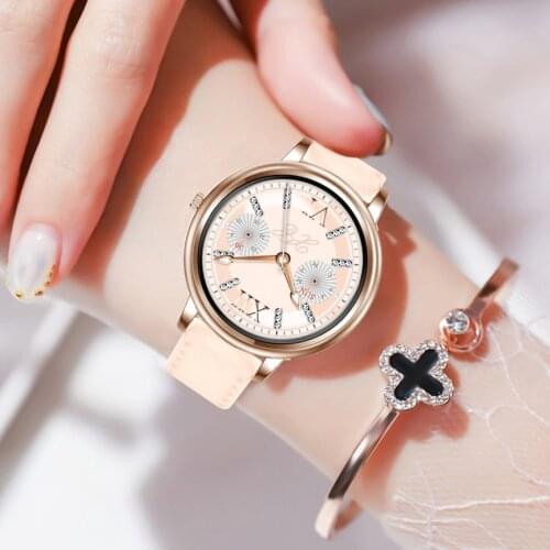 Women Smart Watch Custom watchface Heart Rate calories blood pressure Ladies SmartWatch For Android IOS messages reminder