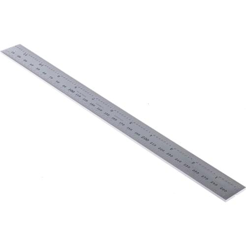 Starrett CB300-36 Combination Square Blade With Inch and Millimeter Graduations,25mm Width, 2.4mm Thickness, 300mm Size