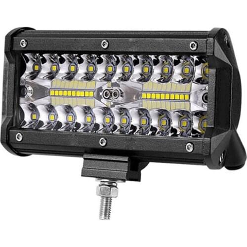 2 Pieces 7 Inch 120w Led Car And Motorcycle Work Light Modified Fog Light Strip Light Headlight Automobile Led Light