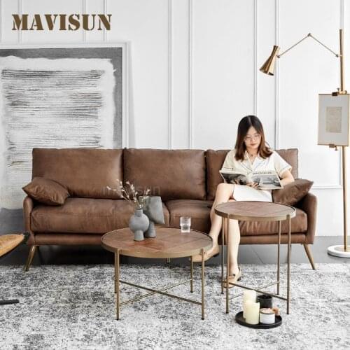 Nordic 3 Seat Couch For Large Apartment Modern Luxury Genuine Leather Corner Sofa L Shaped All The Latex Big Sofas Family Used