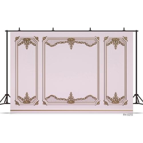 Vintage Indoor Wall Pattern Photocall Background Baby Shower Newborn Portrait Children Photo Studio Booth Photography Backdrops