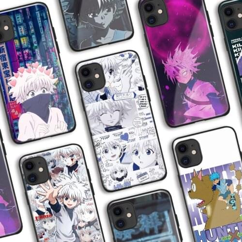 Zoldyck Killua Hunter x Hunter Anime soft silicone glass Phone case cover for iPhone SE 6 6s 7 8 Plus X XR XS 11 12 mini Pro max