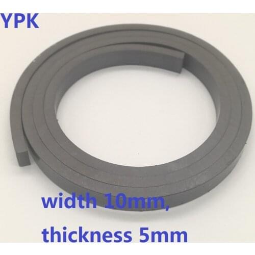 1 Meter Magnet 10*5 mm double-sided rubber Magnetic strip 10*5 mm rubber magnet Strip 10X5 width 10mm, thickness 5mm