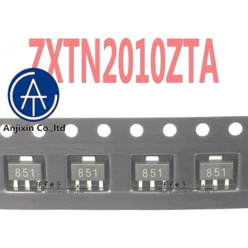 10pcs 100% orginal new transistor ZXTN2010ZTA silk screen 851 SOT-89 NPN 60V 5A real stock