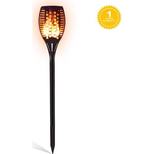 2pc/lot Solar Path Torches Lights Waterproof Flame Lighting 96LED Flickering Torch Lights Lawn Garden/Pathways street lamp