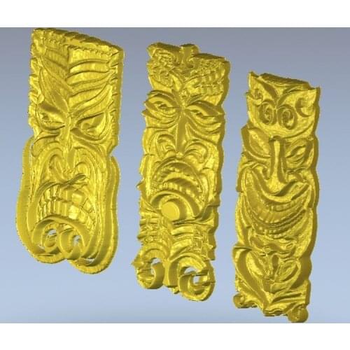 3d model relief for cnc in STL file mask_3