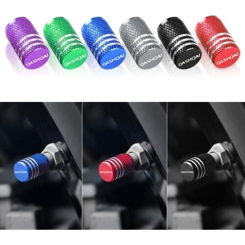 4Pcs/Set Car Auto Wheel Tyre Tire Stem Air Valve Caps Dust Covers For Nissan Nissan Qashqai New Qashqai Murano accessories