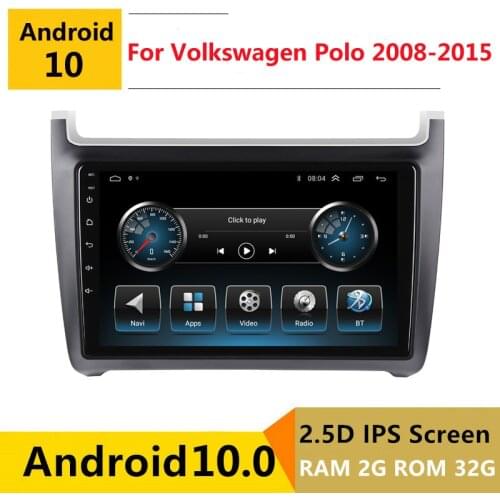 2G RAM Android car stereo for Volkswagen VW polo 6r sedan 2008 2009 2010-2015 radio navigation GPS Multimedia Player headunit