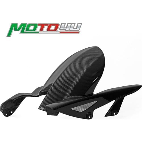 100% Carbon Fiber Rear Fender Mudguard Covers Chain Guard Twill Weave For KAWASAKI Z1000 Z 1000 2014 2015 2016 2017 2018