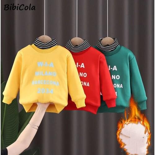 Baby Sweaters Clothes Baby Toddler Warm Sweater Kids Boys Girls Coats Children Cartoon Thicken Tops Wool Pullovers Clothing