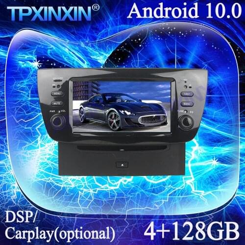 For Fiat DOBLO 2010-2014 Android 10.0 4G+128G PX6 IPS Carplay Multimedia Player Tape Recorder GPS Navi Auto Radio Head Unit DSP